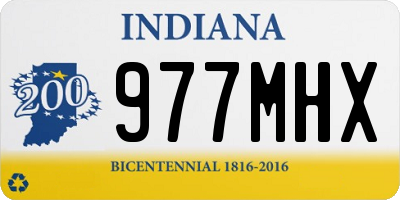 IN license plate 977MHX