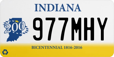 IN license plate 977MHY