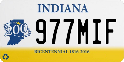 IN license plate 977MIF