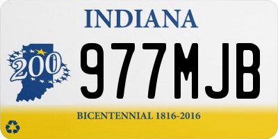 IN license plate 977MJB
