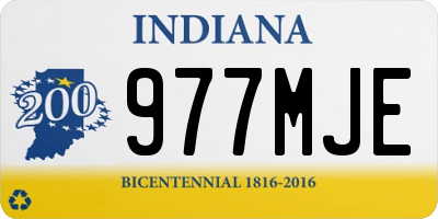 IN license plate 977MJE