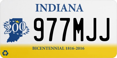 IN license plate 977MJJ