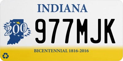 IN license plate 977MJK