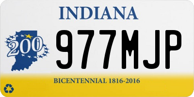 IN license plate 977MJP