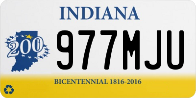 IN license plate 977MJU