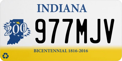 IN license plate 977MJV