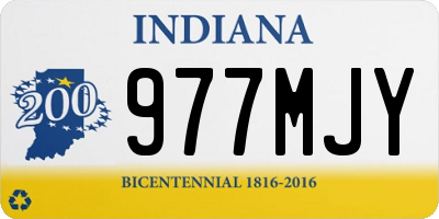 IN license plate 977MJY