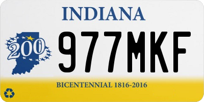 IN license plate 977MKF