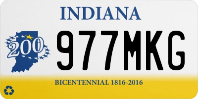 IN license plate 977MKG