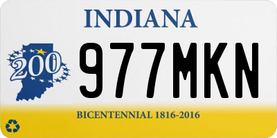 IN license plate 977MKN