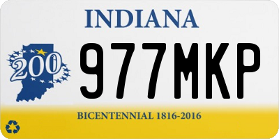 IN license plate 977MKP