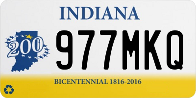 IN license plate 977MKQ