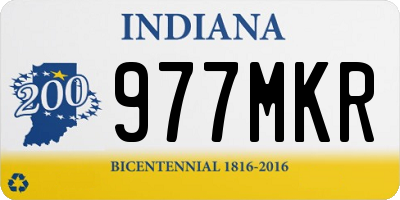 IN license plate 977MKR