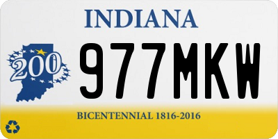 IN license plate 977MKW