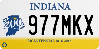 IN license plate 977MKX