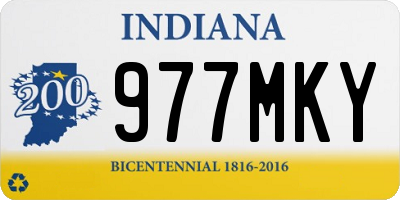 IN license plate 977MKY