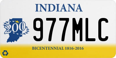 IN license plate 977MLC