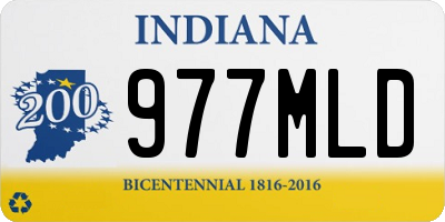 IN license plate 977MLD
