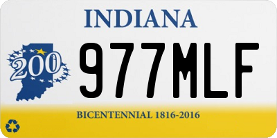 IN license plate 977MLF