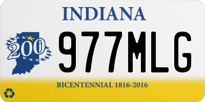 IN license plate 977MLG