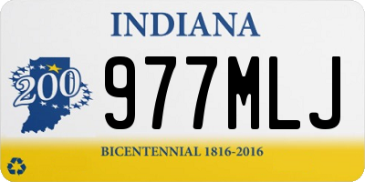 IN license plate 977MLJ