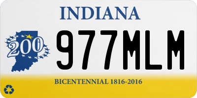 IN license plate 977MLM