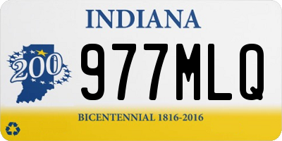 IN license plate 977MLQ