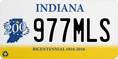 IN license plate 977MLS