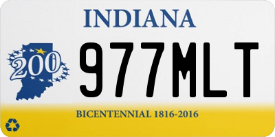 IN license plate 977MLT