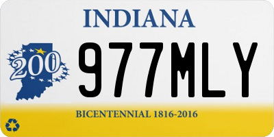 IN license plate 977MLY