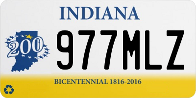 IN license plate 977MLZ