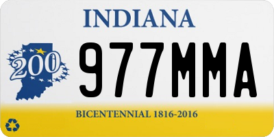 IN license plate 977MMA
