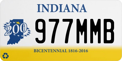 IN license plate 977MMB