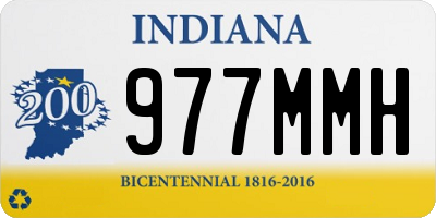 IN license plate 977MMH