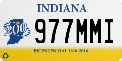 IN license plate 977MMI