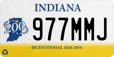 IN license plate 977MMJ