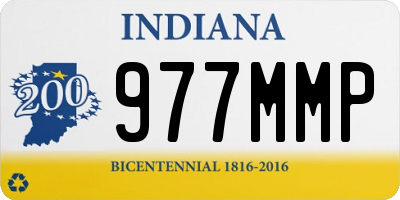 IN license plate 977MMP