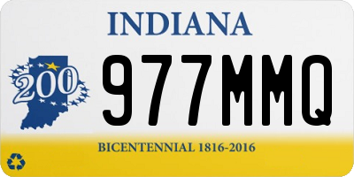 IN license plate 977MMQ