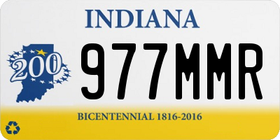 IN license plate 977MMR