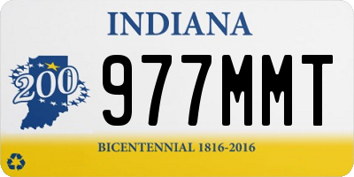 IN license plate 977MMT
