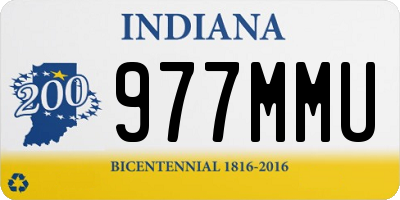 IN license plate 977MMU