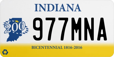 IN license plate 977MNA