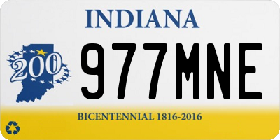 IN license plate 977MNE