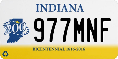 IN license plate 977MNF