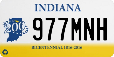 IN license plate 977MNH
