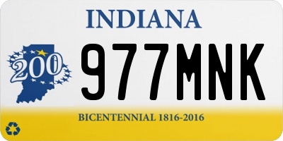 IN license plate 977MNK
