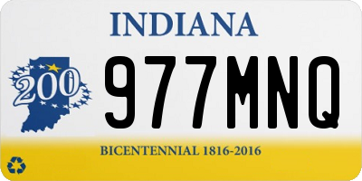 IN license plate 977MNQ