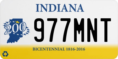 IN license plate 977MNT