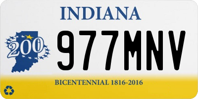 IN license plate 977MNV