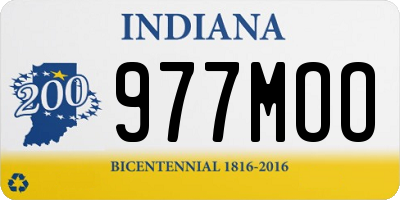 IN license plate 977MOO